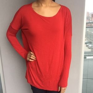 Piko Red Flowy Top