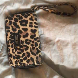 Victoria's Secret PINK wristlet wallet.