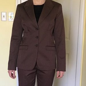 Tahari Pinstripe Pant Suit