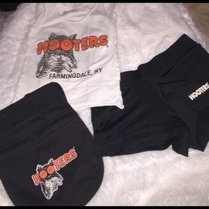 Bundle NY Hooters Official Uniform with Shorts!
