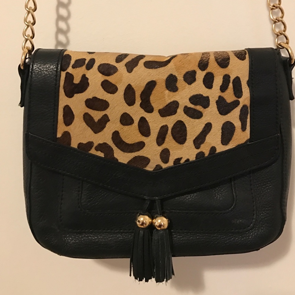 Audrey Brooke Leopard Crossbody
