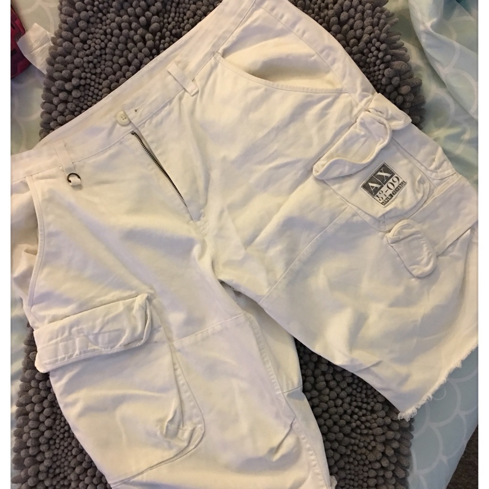 Armani Exchange cut off shorts