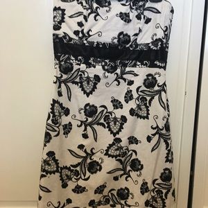 White House Black Market strapless dress