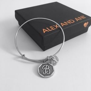 Alex & Ani Initial B Bangle