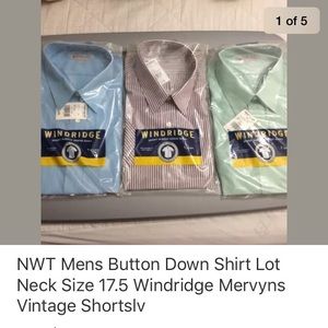 🎉SOLD!🎉NWT vintage windridge button down short