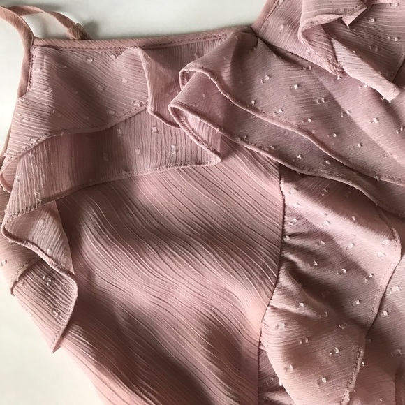 Pink Ruffle Tank Top - Picture 2 of 5