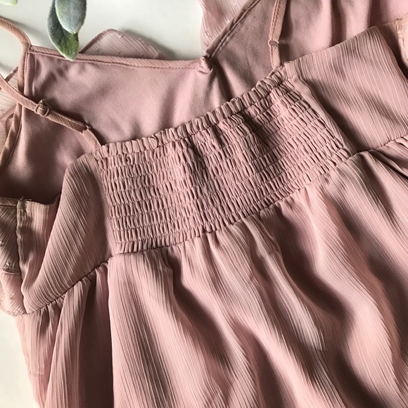 Pink Ruffle Tank Top - Picture 3 of 5