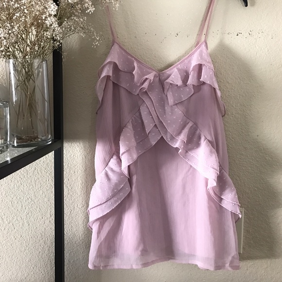 Pink Ruffle Tank Top - Picture 5 of 5