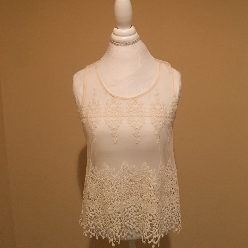 Boutique sheer tank