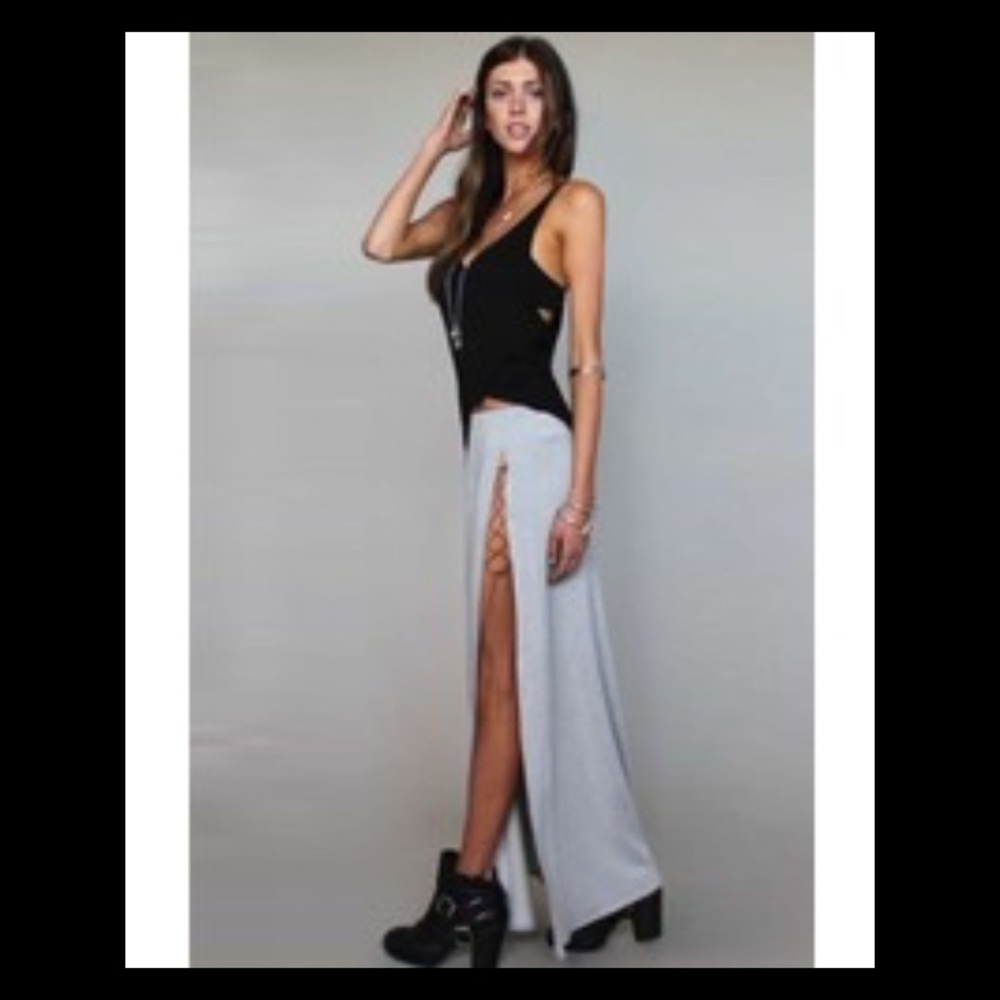 Revolve-Blue Life Festival Maxi skirt