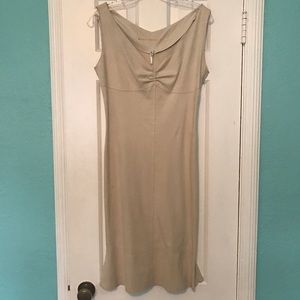 Suede dress