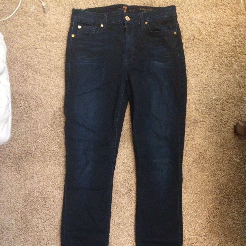 Seven skinny blue jeans