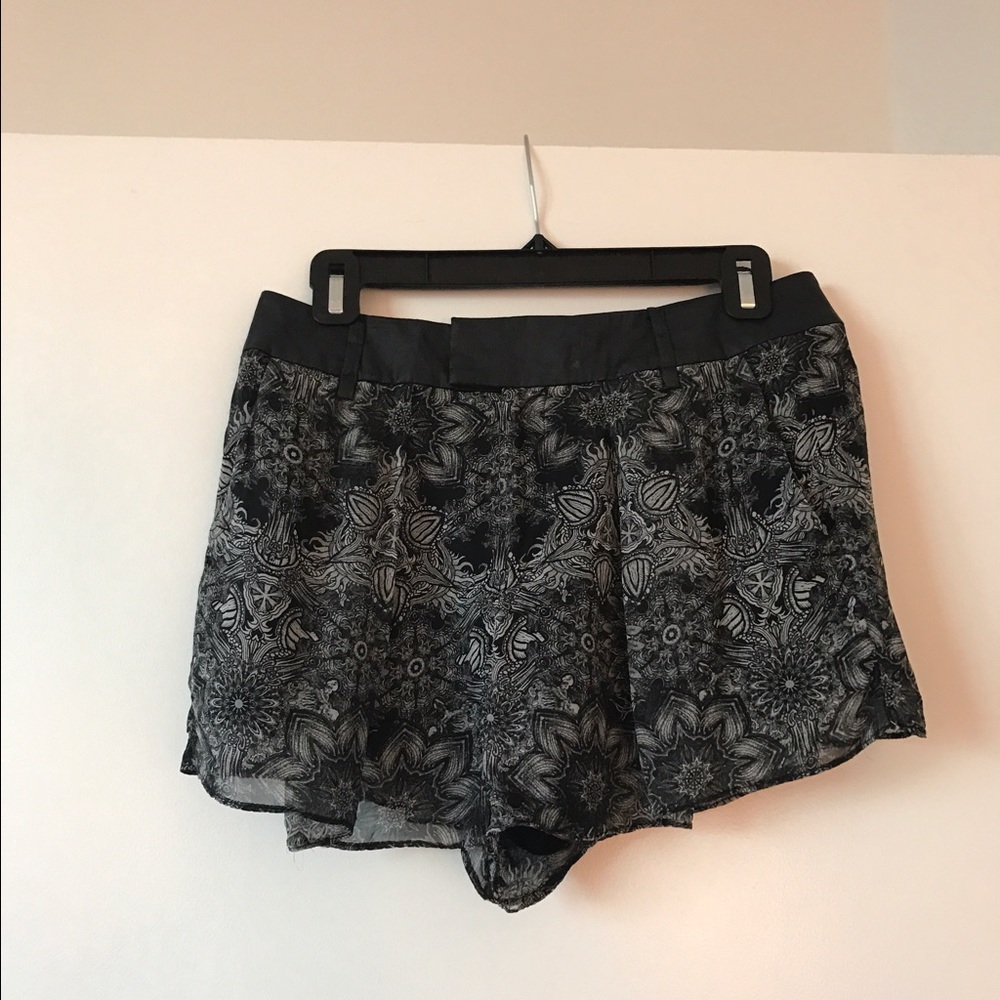Helmet Lang Flowy Printed Shorts