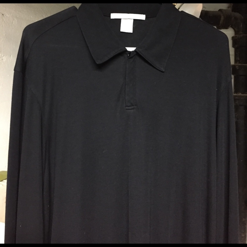 PERRY ELLIS BLACK LIGHT WEIGHT PULLOVER - Picture 2 of 4