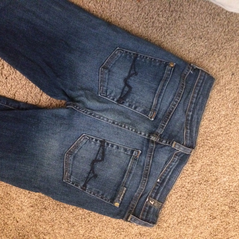Seven light wash skinny jeans
