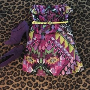 Geo print forever 21 dress size S