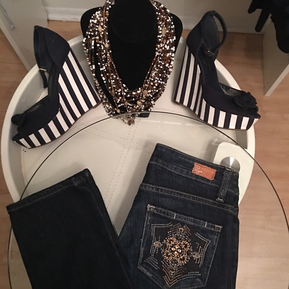 Paige Embellished jeans. Never Worn! No tags.