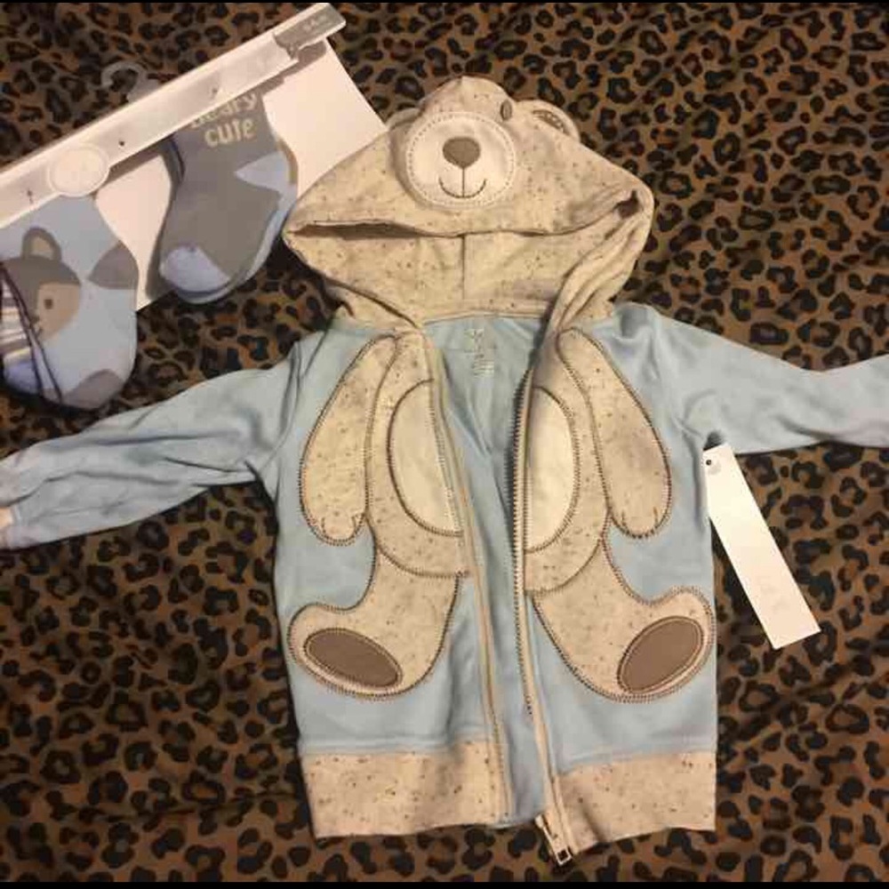 Koala baby hoodie and socks