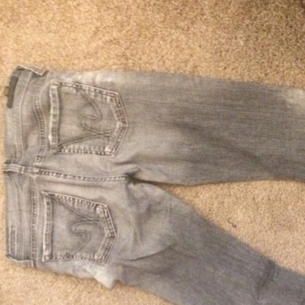 Gray ripped citizen jeans
