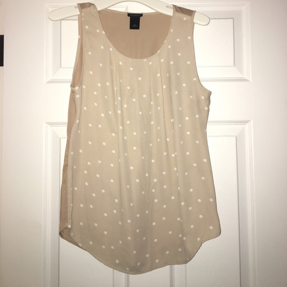 Ann Taylor polka dot top!