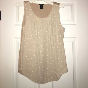 Ann Taylor polka dot top!