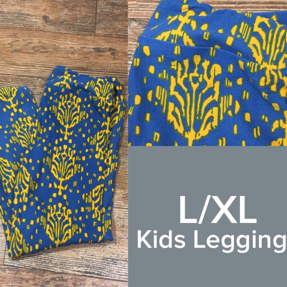 LulaRoe kids Leggings L/XL sizes 7-12