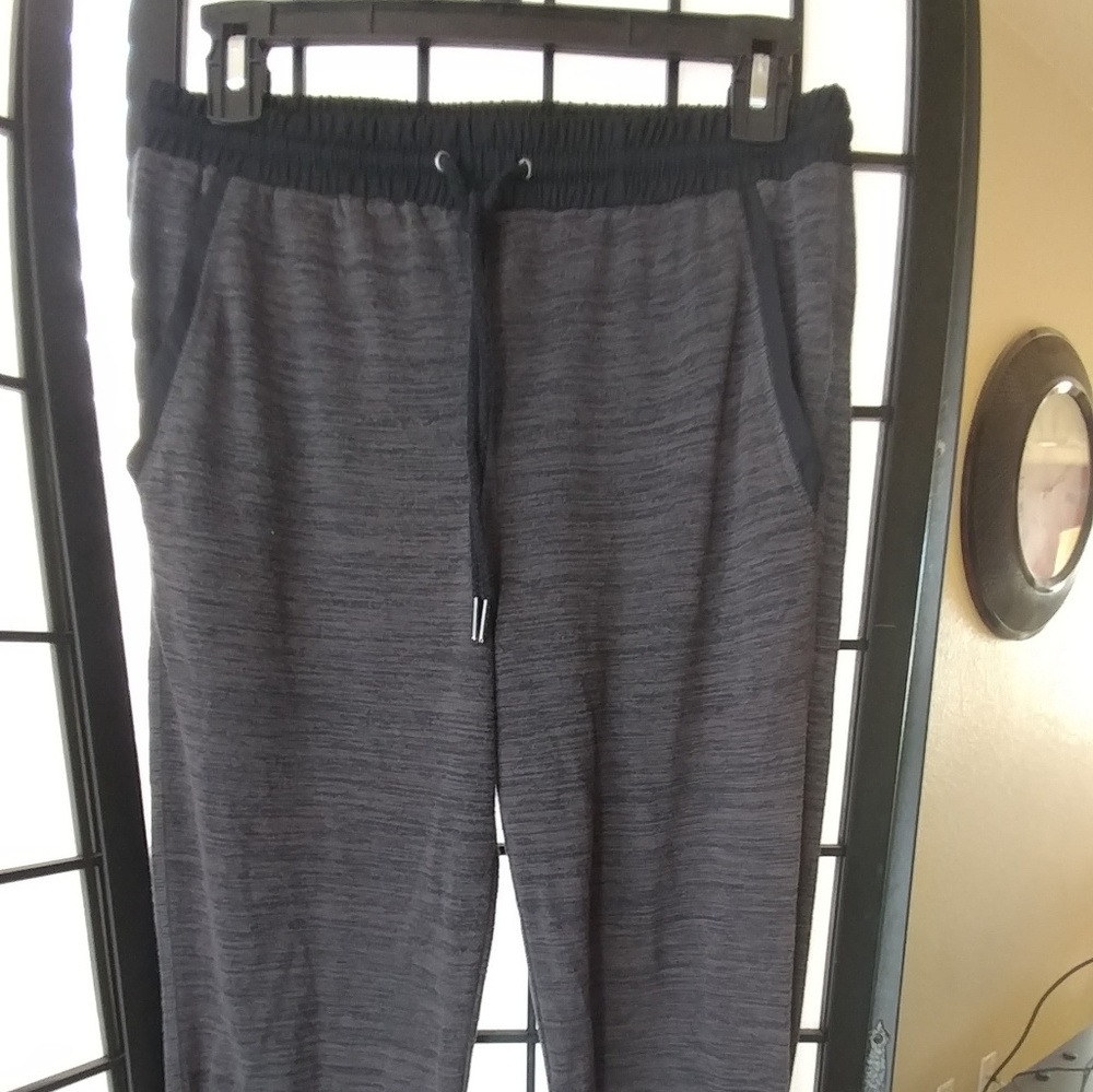 Gray tapered pants