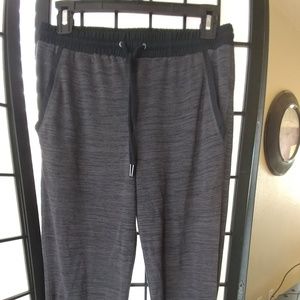Gray tapered pants