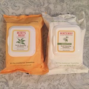 🐝Burt's Bees facial cleansing towelettes🌱 NWOT