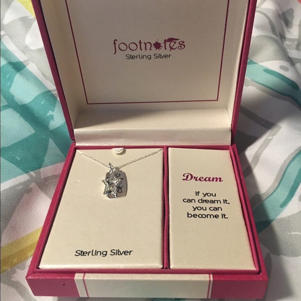 Footnotes dream big necklace