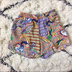 NWOT Boutique colorful print Aztec shorts