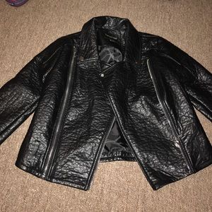 Leather jacket