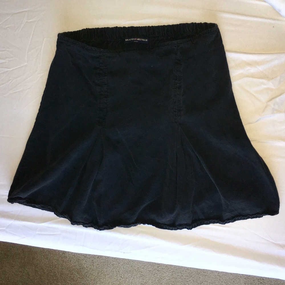 Brandy Melville Charcoal Mini Skirt One Size