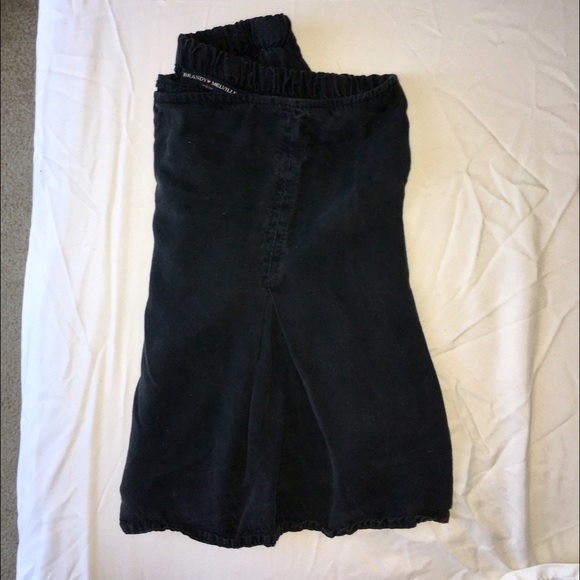 Brandy Melville Charcoal Mini Skirt One Size - Picture 2 of 3