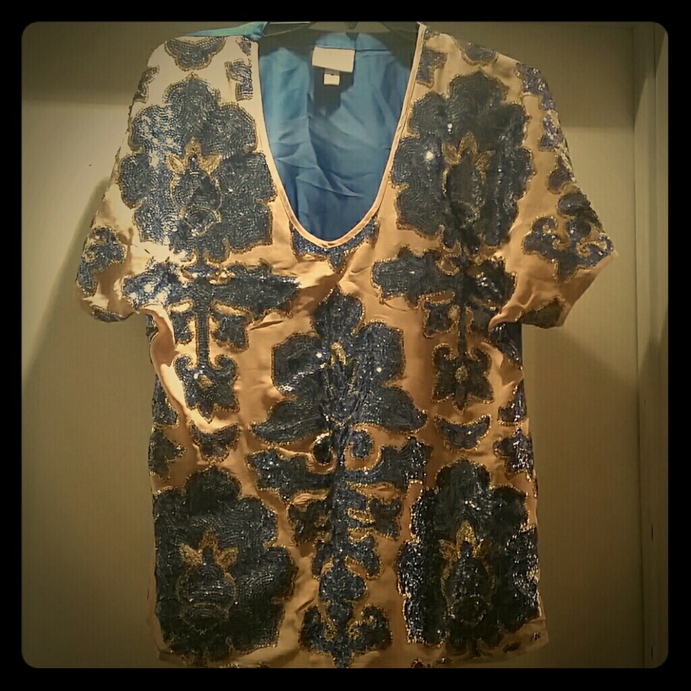 Neiman Marcus for Target Sequin Shirt