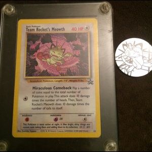 Very rare promo Pokémon card