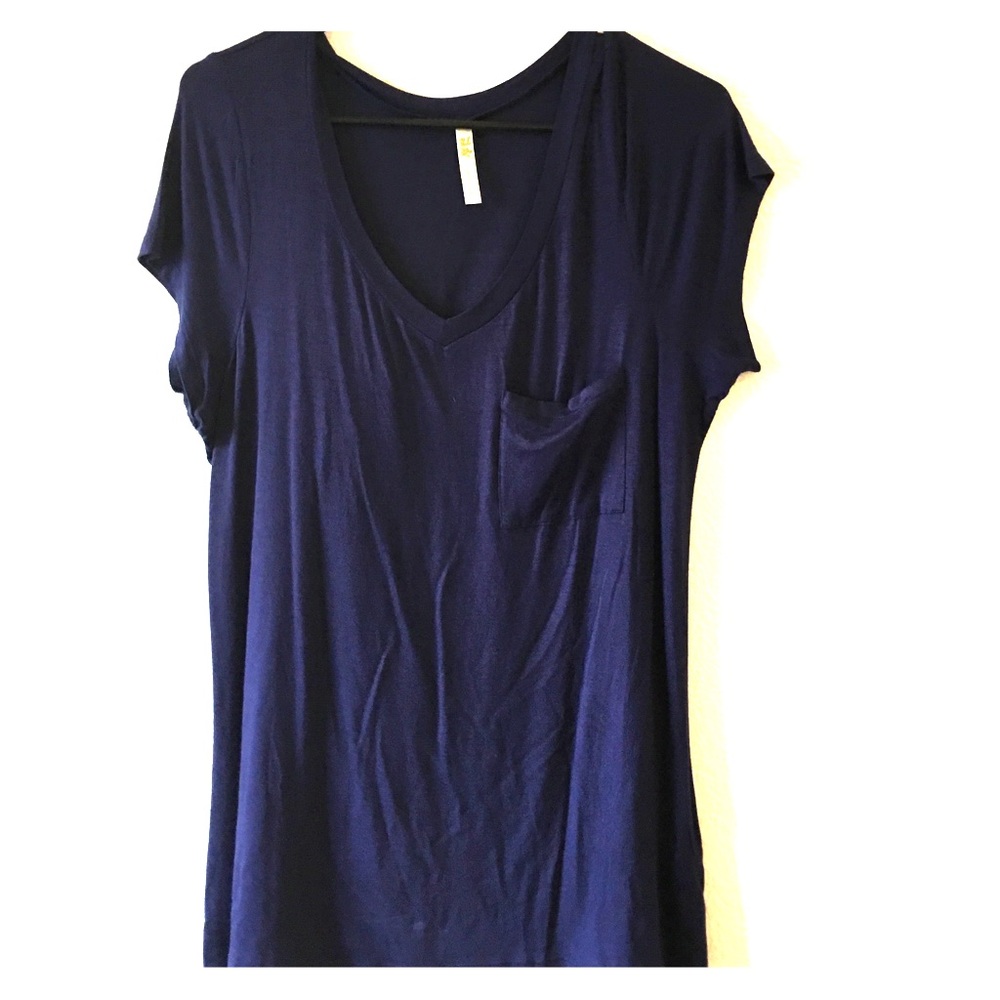 Navy Blue Tunic Tee