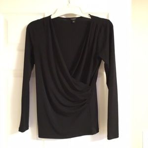 Black long sleeve shirt.