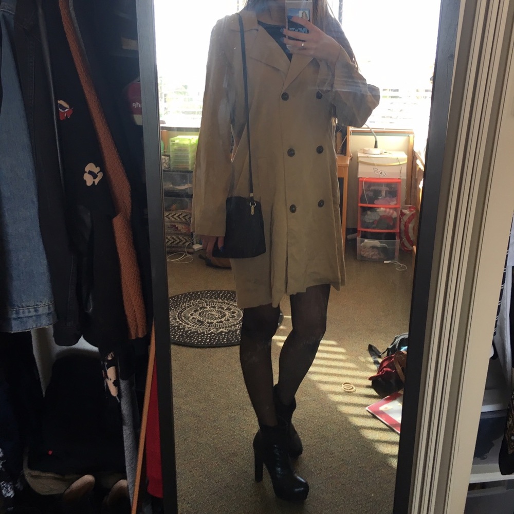 Never before worn LF trench coat