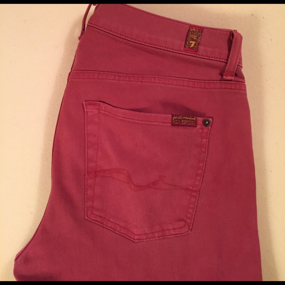Seven jeans. Faded Red