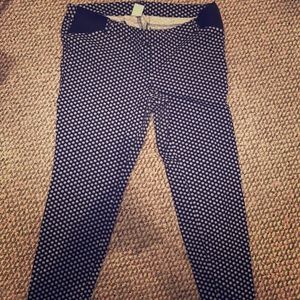 Old Navy Maternity Side Panel Navy Pixie Size 16