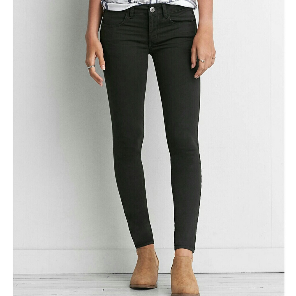 2016 Dark Green American Eagle Jegging