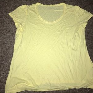 Whisper cotton yellow tee