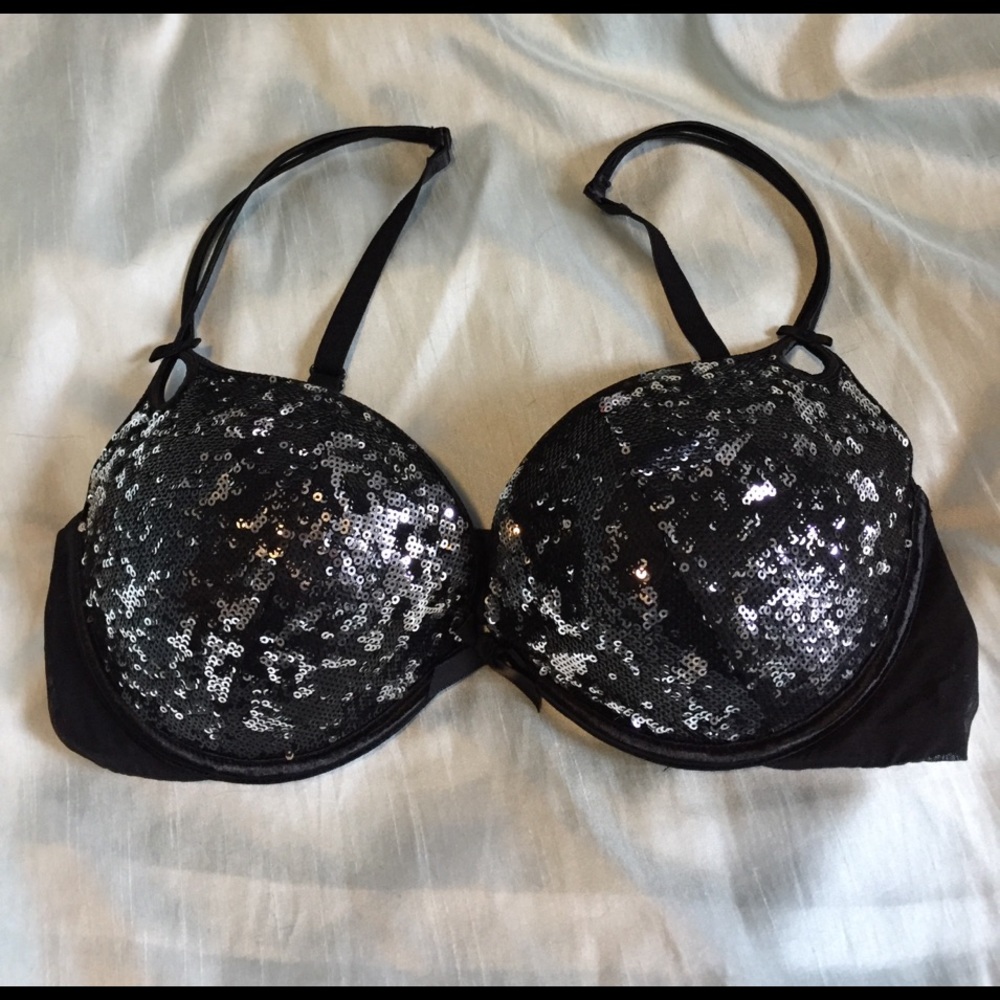 Beautiful VS sequined Gorgeous plunge bra