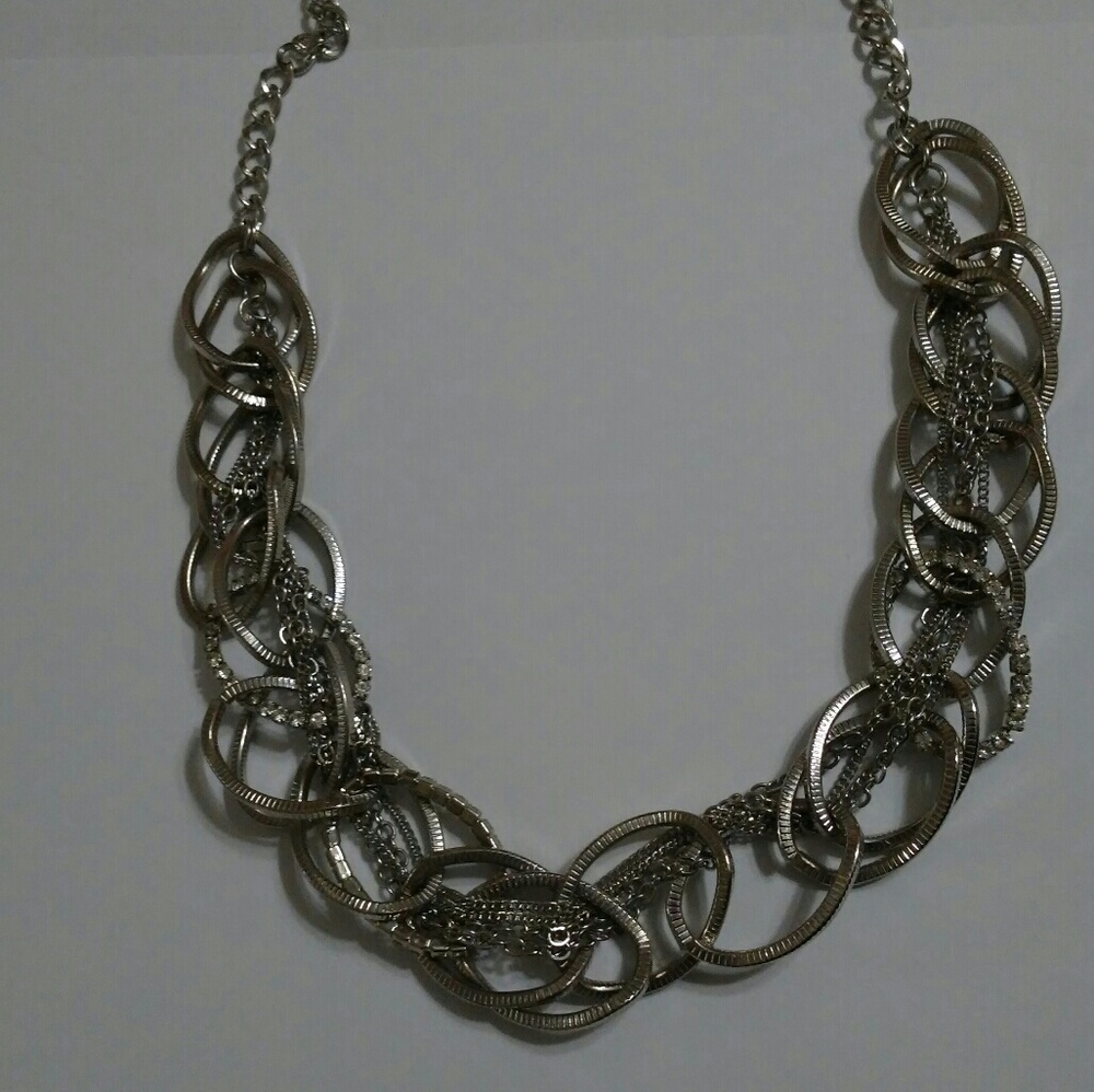 Daisy Fuentes Chain Link Long Statement Necklace