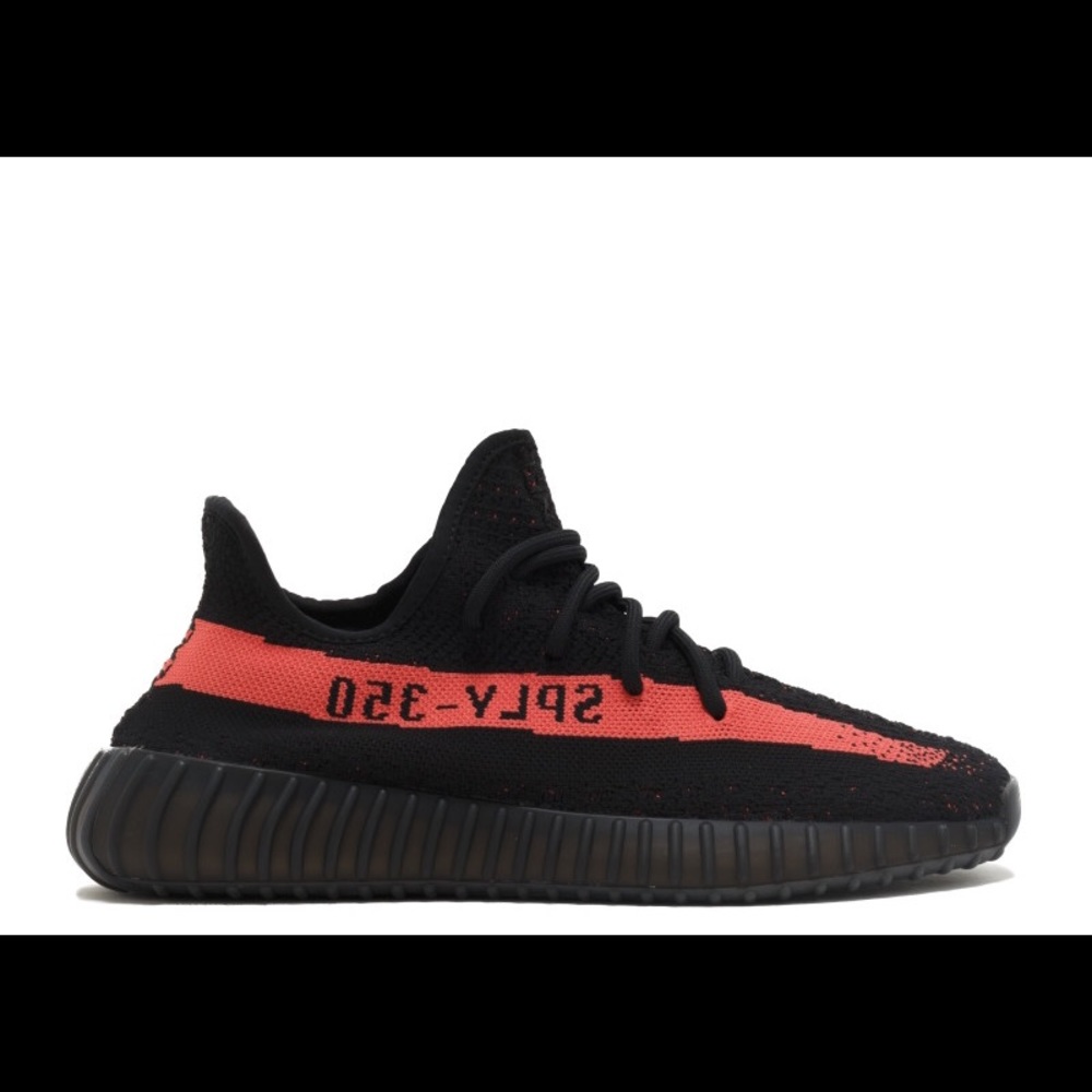 Adidas Yeezy 350 V2 "Black and Red"