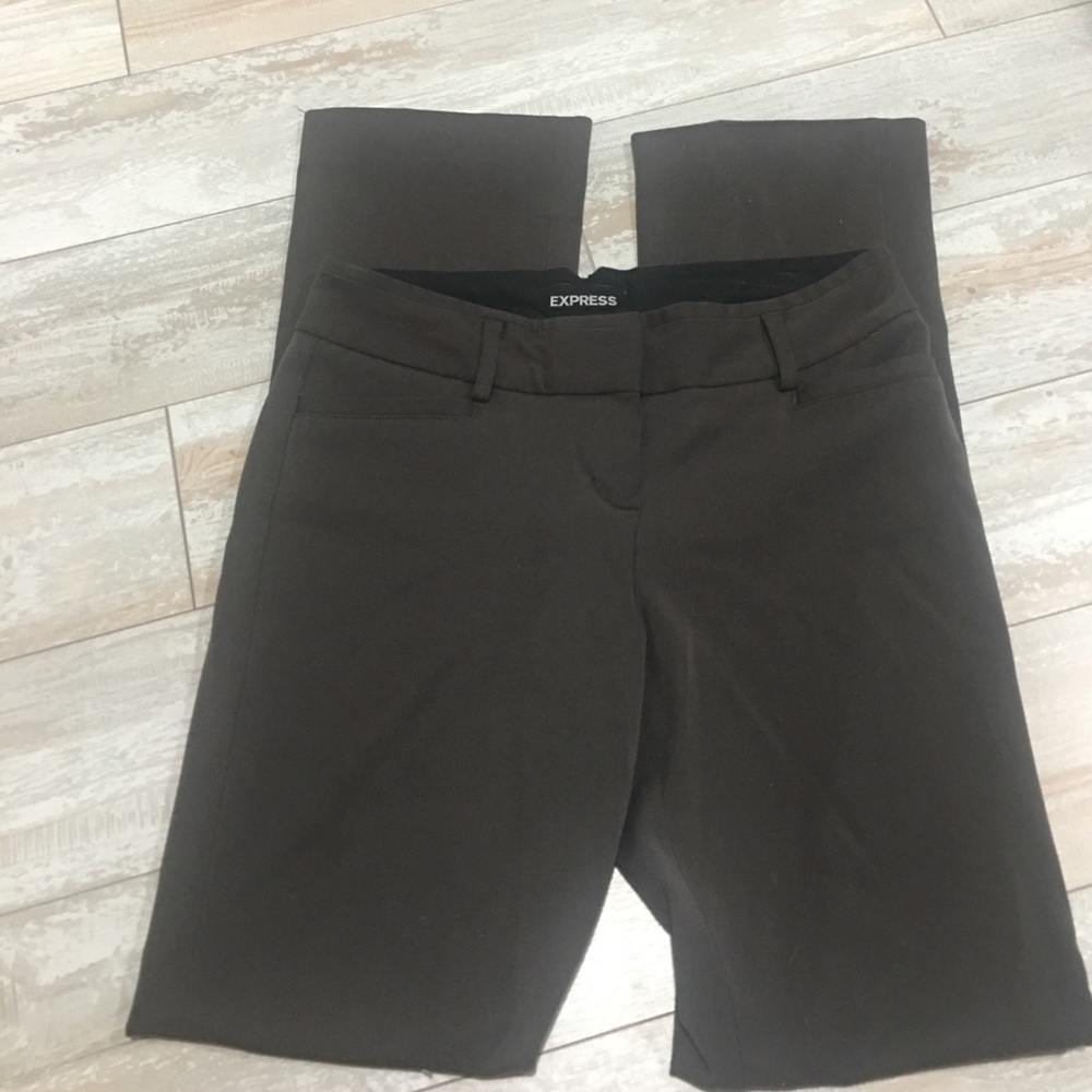 Express Columnist Pants in Dark Brownish/gray - Picture 1 of 6