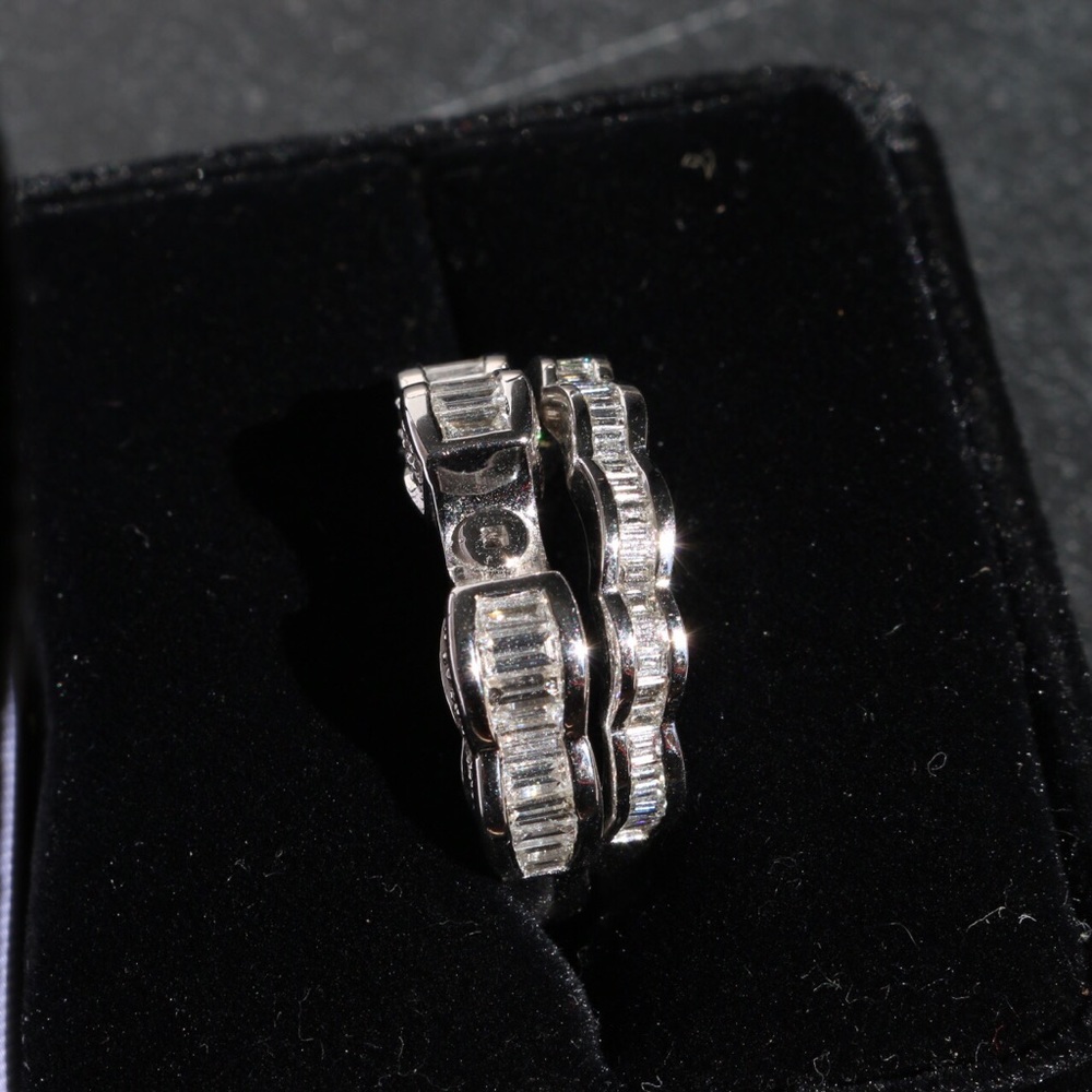 RETAIL $3,700 14kw wedding ring / engagement set