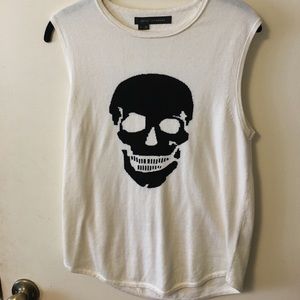 360 Cashmere skull tank