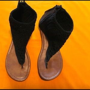 Black Summer Sandals